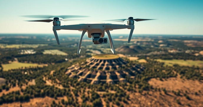 Levantamento topográfico com drone: como essa tecnologia transforma a precisão na medição de terrenos Levantamento topográfico com drone: como essa tecnologia transforma a precisão na medição de terrenos